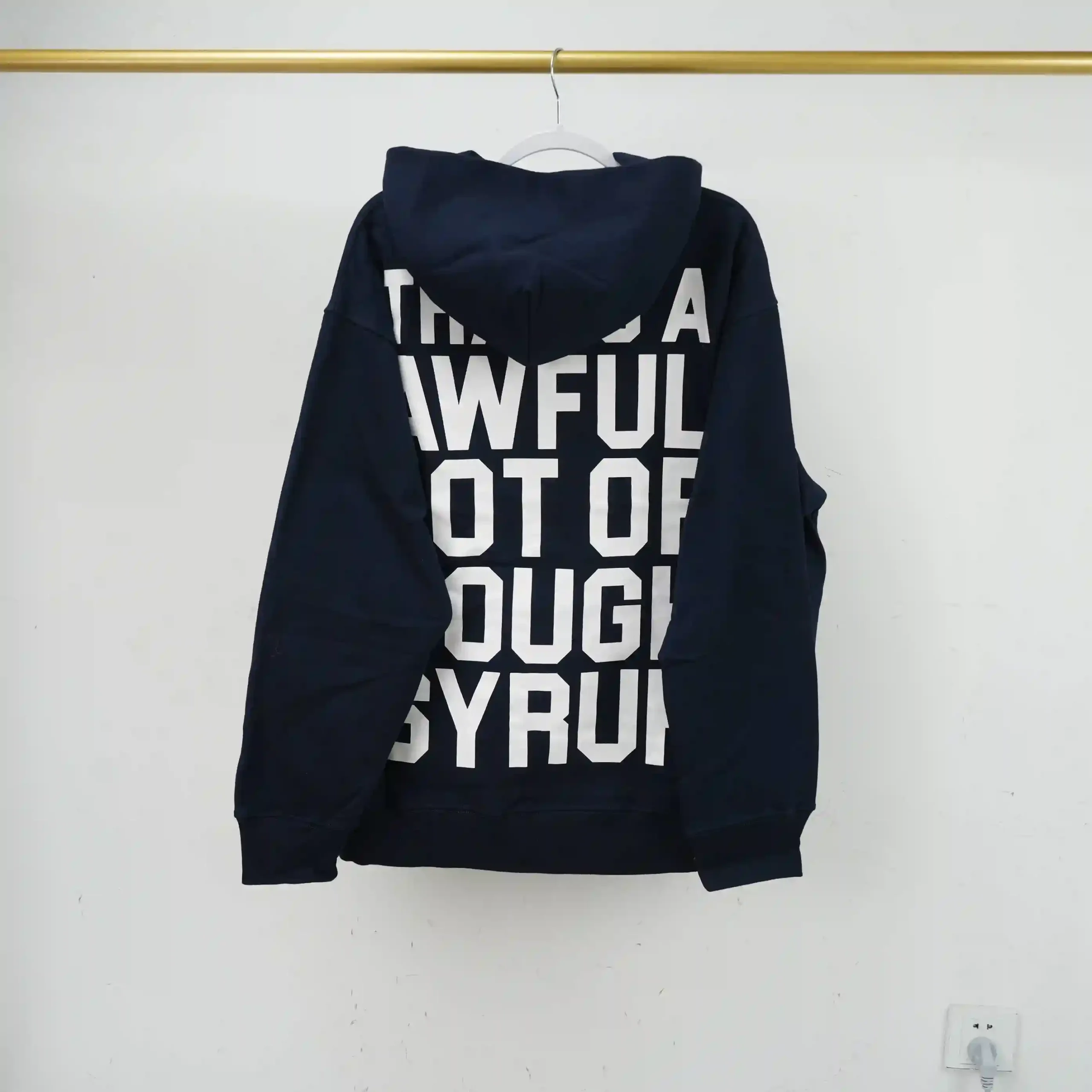 Cough Syrup Hoodie Navy